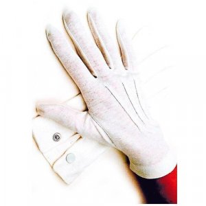 Перчатки белые короткие (4715) 35 см RUBIE'S. Цвет: белый