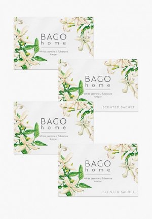 Набор ароматический Bago Home 4 шт. Белый жасмин. Цвет: белый
