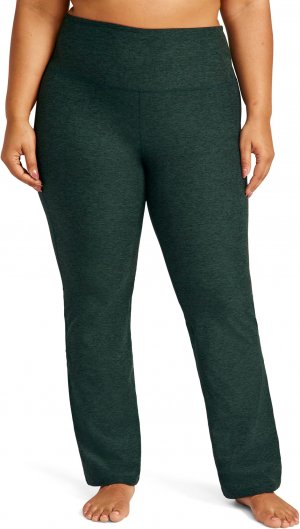 Тренировочные брюки больших размеров с высокой талией , цвет Midnight Green Heather Beyond Yoga