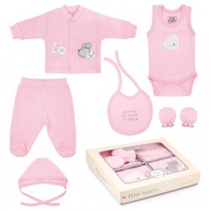 Комплект одежды , размер 68, розовый fim baby. Цвет: розовый