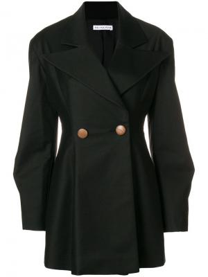 Приталенное пальто Rejina Pyo. Цвет: черный