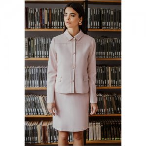 Классическая мини-юбка BAON B478503 Розовый 48. Цвет: розовый
