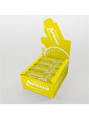 Углеводный гель Арена Первая со вкусом ананаса, 24 штуки в упаковке. Цвет: желтый
