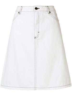 Джинсовая юбка А-образного силуэта Escada Sport