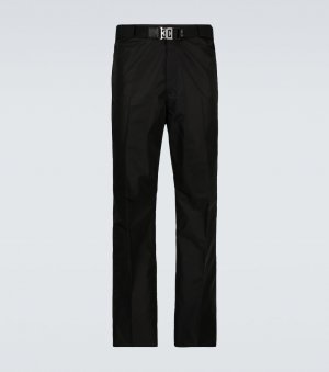 Технические брюки с пряжкой 4g , черный Givenchy