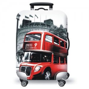 Чехол на чемодан M SUPRA подходит для чемоданов размера / Защитный багажа Товары путешествий В поездку. Цвет: мультиколор