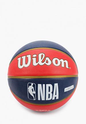 Мяч баскетбольный Wilson NBA TEAM TRIBUTE BSKT NO PELICANS. Цвет: разноцветный