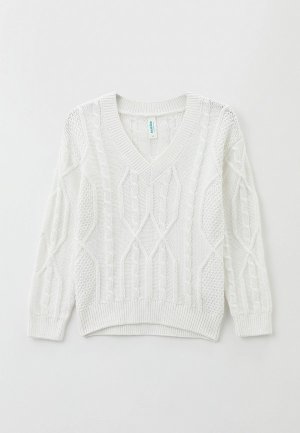 Пуловер Acoola. Цвет: белый