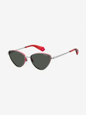 Солнцезащитные очки женские, Красный Polaroid. Цвет: красный