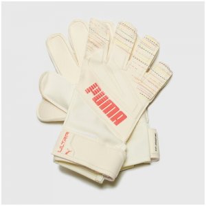 Вратарские перчатки Puma Ultra Grip 4 RC 04170009. Цвет: белый