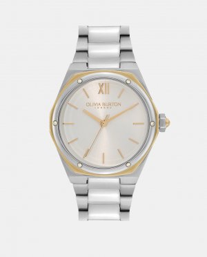 Hexa 24000031 стальные женские часы , серебро Olivia Burton