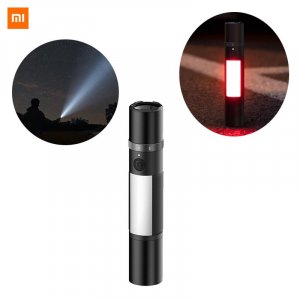 Многофункциональный светодиодный фонарик Mijia, ультра яркий с масштабированием, оконный выключатель, резак для ремней безопасности, автомобильное аварийное освещение Xiaomi