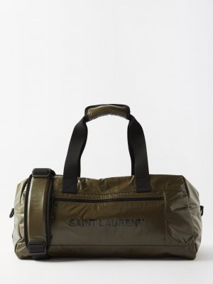 Дорожная сумка nuxx из рипстопа с логотипом , зеленый Saint Laurent