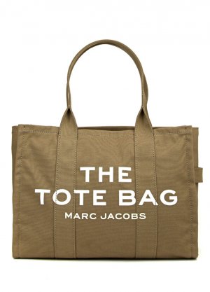 Большая женская сумка для покупок цвета хаки Marc Jacobs