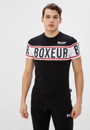 Футболка Boxeur Des Rues. Цвет: черный