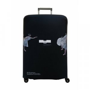 Чехол для чемодана , размер XXL, черный ROUTEMARK. Цвет: черный