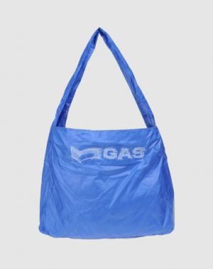 Большая сумка из текстиля GAS. Цвет: синий