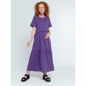 Платье, размер S, фиолетовый Proud Mom. Цвет: фиолетовый