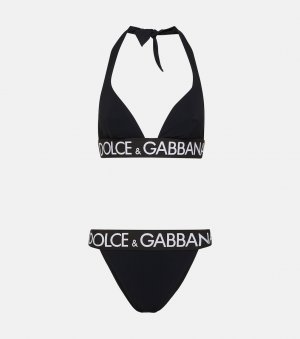 Бикини с логотипом , черный Dolce&Gabbana