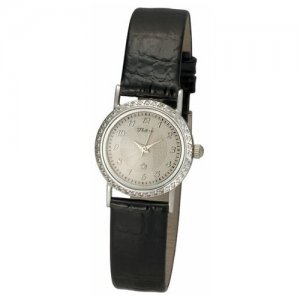 Женские серебряные часы «Ритм» 98106.111 Platinor
