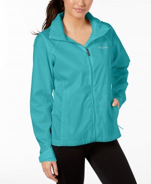 Женская водонепроницаемая складная куртка-дождевик Switchback, XS-3X , зеленый Columbia