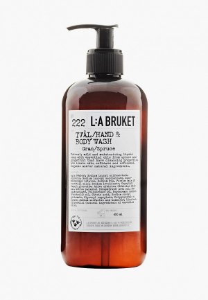 Жидкое мыло La Bruket 222 GRAN/ SPRUCE, 450 мл. Цвет: прозрачный