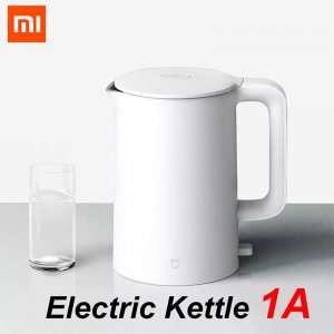 Электрический чайник Mijia 1A, двухслойный 1,5 л. Бутылка для воды из нержавеющей стали 304, 1800 Вт, быстрое кипячение, с автоматическим отключением и защитой от высыхания. Xiaomi