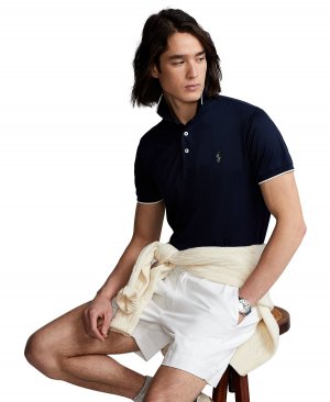 Мужская рубашка поло узкого кроя birdseye на заказ , мульти Polo Ralph Lauren