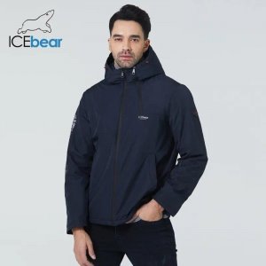 2024 Мужские короткие пальто весенняя стильная куртка с капюшоном качественная мужская парка MWC21661D ICEbear