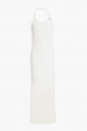 Платье миди из смесового хлопка, связанное крючком. 1017 Alyx 9Sm, цвет Off-white 9SM
