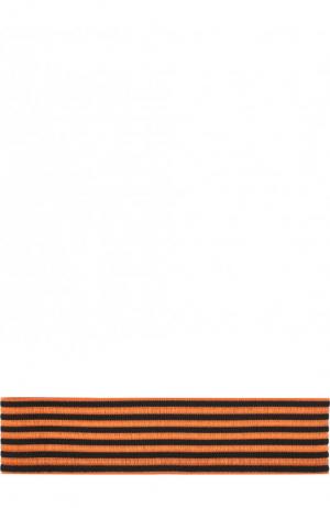 Текстильный ремень в полоску Vionnet. Цвет: оранжевый
