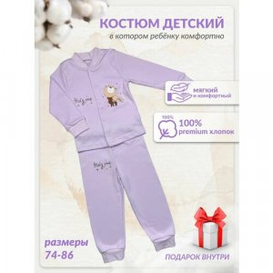 Комплект одежды , размер 86, фиолетовый Amelli. Цвет: фиолетовый/сиреневый
