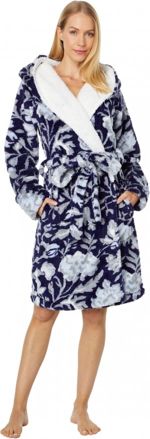 Халат Plush Fleece Robe , цвет Frosted Lace Navy Vera Bradley