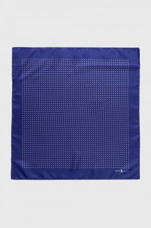 Шелковый шарф , синий Polo Ralph Lauren