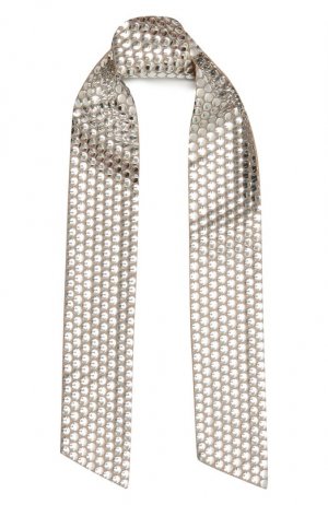 Шелковый шарф-твилли Burberry. Цвет: бежевый