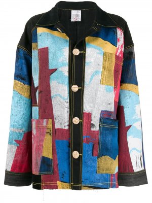 Куртка-рубашка с абстрактным принтом Bethany Williams