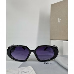 Солнцезащитные очки 21086, черный Dior. Цвет: черный
