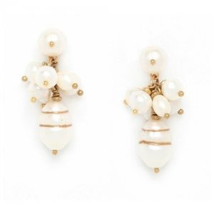 Серьги , Sweet Pearl, жемчуг, NB21.1-12-75410 белый Nature Bijoux. Цвет: белый