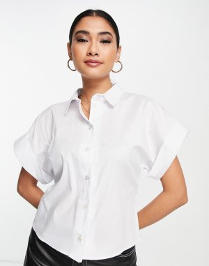 Кремовая рубашка с рукавами-кимоно -Белый Closet London
