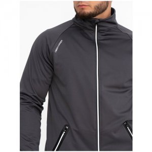 Куртка спортивная мужская Cross sport Тмс-044 (50, Черный) CROSSSPORT. Цвет: черный