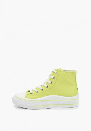 Кеды Ideal Shoes. Цвет: зеленый