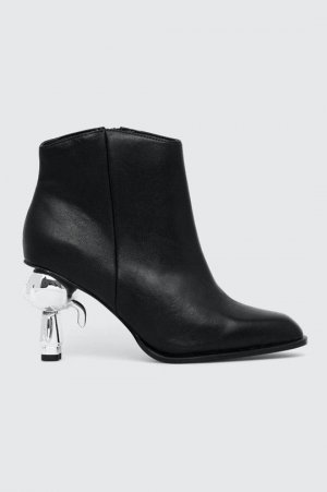 Кожаные ботильоны IKON HEEL , черный Karl Lagerfeld