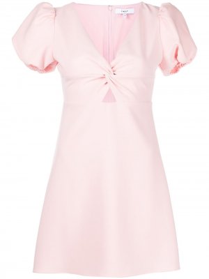 Платье мини Ilana с драпировкой Likely. Цвет: розовый