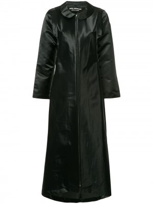 Длинное пальто с панельным дизайном Junya Watanabe Comme des Garçons Pre-Owned. Цвет: черный