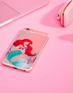 Чехол для iPhone 6/6s и 7 с принтом русалочки Ариэль Disney VMC Accessories. Цвет: мульти