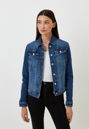 Куртка джинсовая Whitney. Цвет: синий