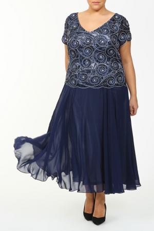 Платье Lia Mara. Цвет: синий