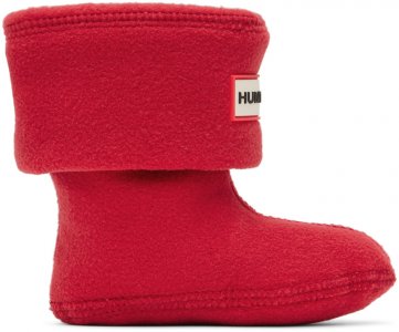 Детские красные носки-ботинки Hunter