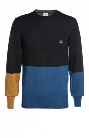 Пуловер вязаный Vivienne Westwood. Цвет: разноцветный