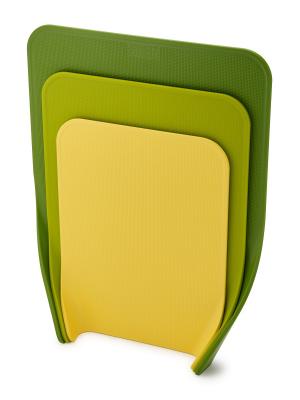 Набор из 3 разделочных досок Nest зеленый Joseph. Цвет: зеленый, салатовый, светло-желтый